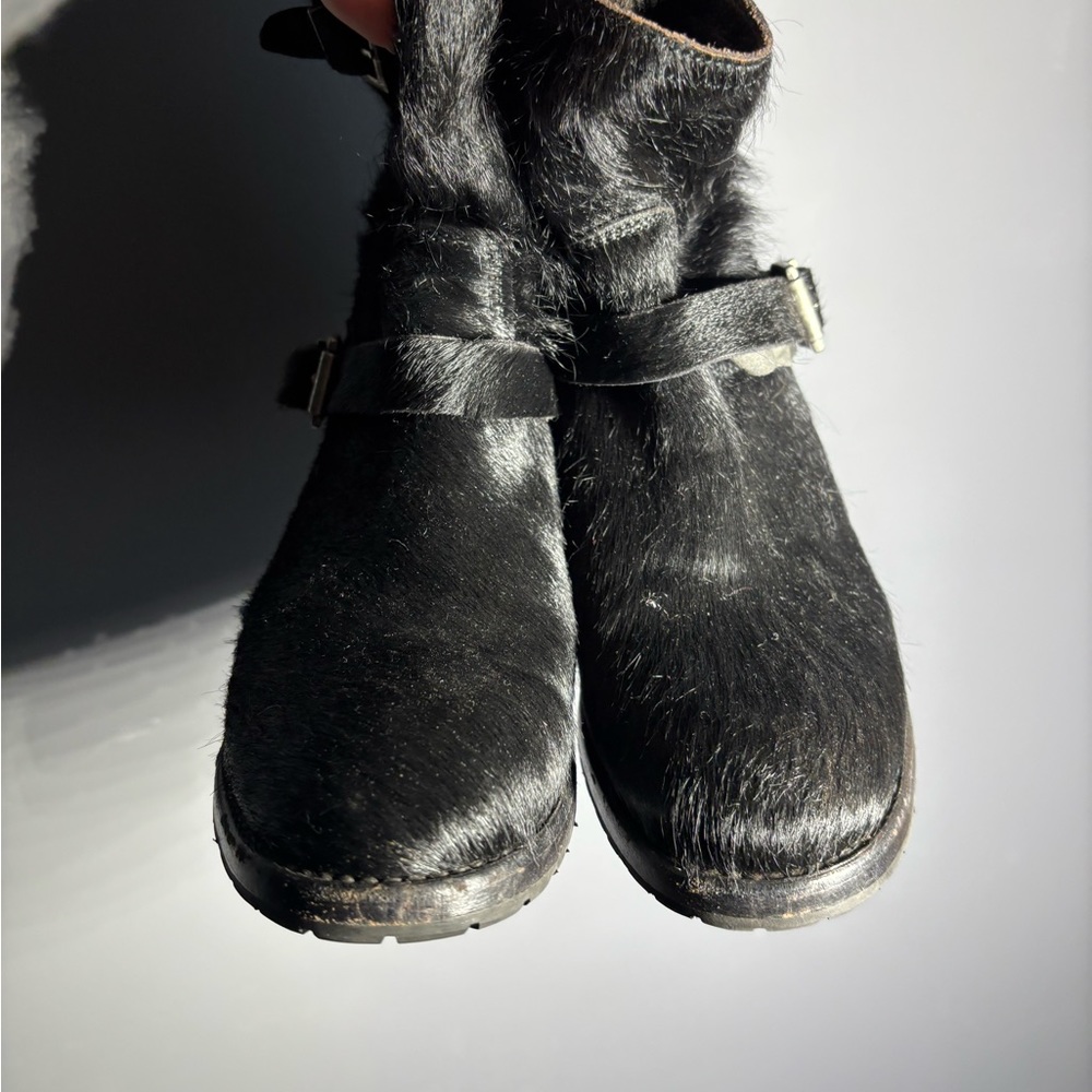 Penelope Chilvers Pony Hair Moto Boots Women’s Size EU 39 - Picture 3 of 8